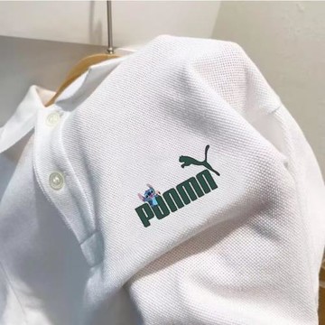 翻領男士polo衫短袖夏季棉印花t恤男帶領半袖情侶保羅衫百搭體恤