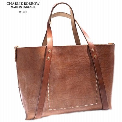CHARLIE BORROW レザートートバッグ r400