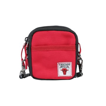 NBA 小方包 隨身包 斜背包 紅/黑 35551703 42 noA08