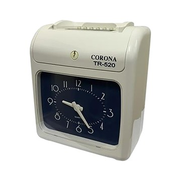 CORONA六欄位雙色打卡鐘/TR-520/贈50張考勤卡+10人份卡架