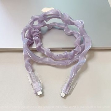 數據線保護 安卓蘋果防折斷 高級溫柔色 手機充電頭咬線器 Type-C扣護線套 適用各種數據充電線 充電頭保護