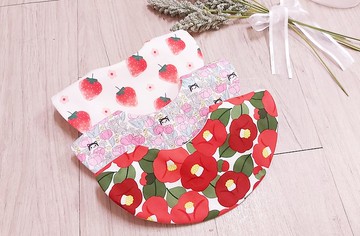 快速出貨【兜兜三件組】優惠-(1蛋兜+2圓兜)-自用-彌月禮盒-女寶