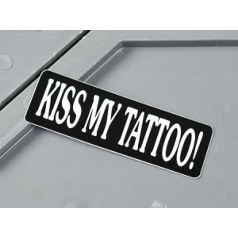 ステッカー ヘルメット 車 アメリカン おしゃれ バイク かっこいい Kiss My Tattoo オレのタトゥーにキスしやがれ Sc 053 Gen 通販 Lineポイント最大1 0 Get Lineショッピング