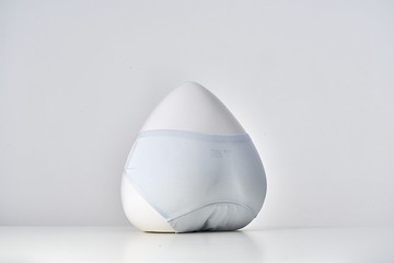 【月亮褲】經典款-日用弦月藍無痕中腰吸血月經內褲