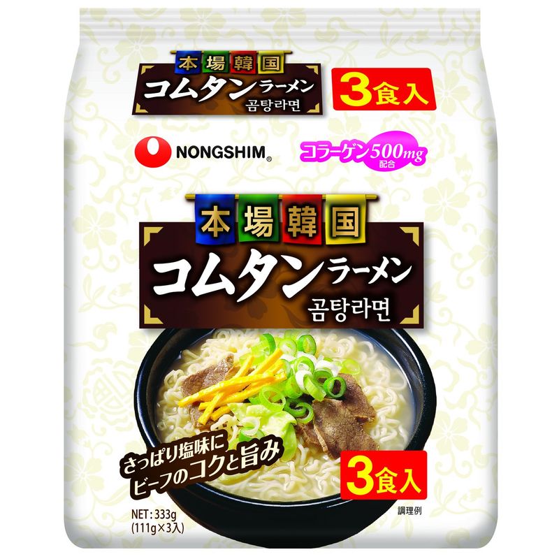 農心 本場韓国コムタンラーメン 111g 3食12個