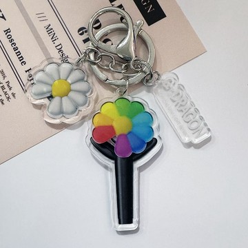 權志龍gd應援棒快閃亞克力應援燈鑰匙扣掛件 配飾周邊線下周