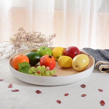 泰吉利 北歐果盤家用創意個性現代客廳擺件裝飾品茶幾水果盤1入