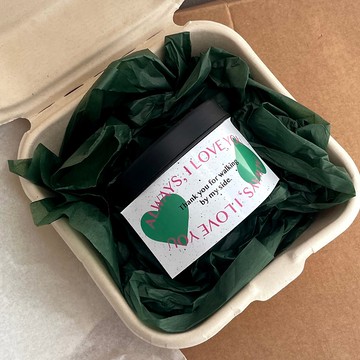 獨特綠色愛心貼紙 (60 張) ステッカ