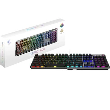 米特3C數位–MSI 微星 STRIKE 600 SILENT TC 終極靜音電競鍵盤 機械鍵盤