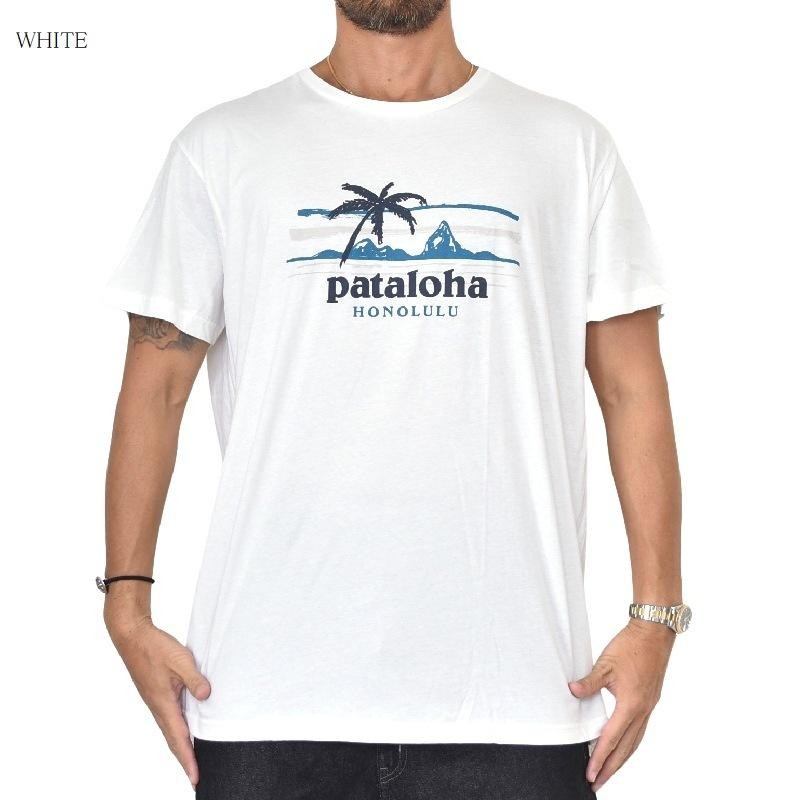 大きいサイズ メンズ patagonia パタゴニア pataloha パタロハ ハレイワ ハワイ限定 Tシャツ 半袖 白 ホワイト ネイビー  スリムフィット XXL | LINEショッピング