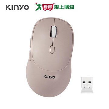 KINYO 藍牙無線雙模靜音滑鼠 GBM-1825【愛買】
