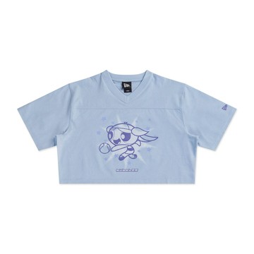 NEW ERA 女 短袖上衣 THE POWERPUFF GIRL 飛天小女警 藍 NE14891312