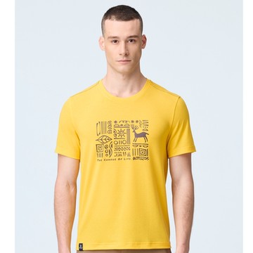 【WILDLAND荒野】男瀰漫部落戶外機能T藤黃色