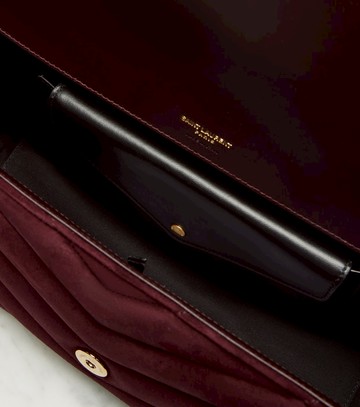 Saint Laurent Loulou Medium suede shoulder bag