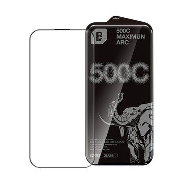 iPhone 15 Pro 殼 【5倍抗衝擊】iPhone 15 Pro 500C 3D曲面全覆蓋鋼化玻璃貼 0.5mm極窄邊框 防指紋保護貼
