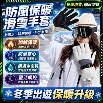 隔日達🧤五大升級 滑雪手套🧤防水防風防雪防滑 加绒 手套 觸控手套 摩托車手套 機車手套 滑雪手套 外送手套 騎車手套