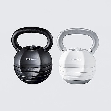 BYZOOM Fitness 可調式壺鈴 13.6.1公斤(30磅) 5段重量秒速調整組