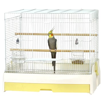 LillipHut 麗利寶 觀景臺式鳥籠 Birds Cage 60  特大 白色  1個