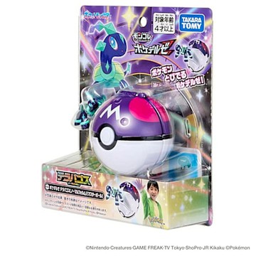日本Pokemon 寶可夢 PokeDel-Z 寶可夢新決戰球-大師球(太樂巴戈斯) PC94956