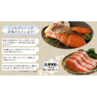 ふるさと納税 銚子市 塩銀鮭 厚切り(冷凍) 約2kg　銚子東洋の規格外