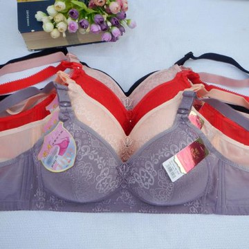 逸蘭兒大碼大杯文胸中老年無鋼圈無磁按摩內衣舒適媽媽大胸罩2902