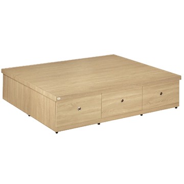 【文創集】杜安3.5尺單人三抽可掀式機能高床底(五色可選)-106.5x188.5x45cm免組