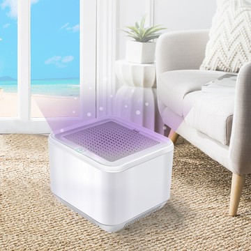 enneusb充電式紫外線殺菌光hepa過濾空氣清淨機(清淨機)(e0069-l)