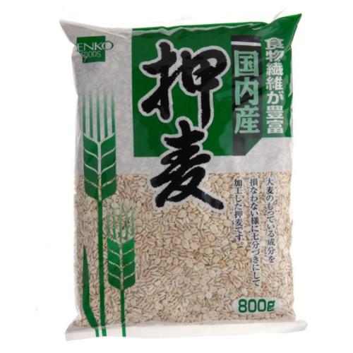 自然食品　健康フーズ 押麦 800g