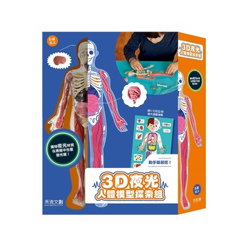 【禾流文創】3D 夜光人體模型探索組