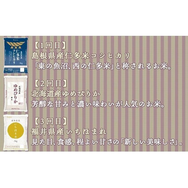 全国のお米食べ比べ 5kg ※6回定期便 安心安全なヤマトライス H074-254 通販 LINEポイント最大4.0%GET | LINEショッピング