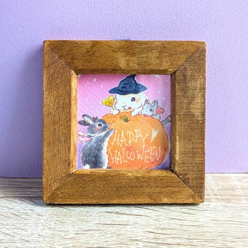 手掌藝術【討點心】 禮物 複製畫 插畫 兔子 龍貓 萬聖節