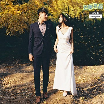 【小個子顯高】魚尾婚紗 輕婚紗 緞面婚紗 旅拍婚紗 出門紗 森系婚紗 簡約拖尾 2025新款 新娘禮服 修身顯瘦