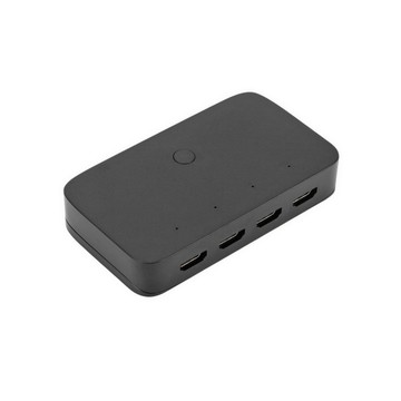Bravo-u 支援HDMI 四合一 KVM鍵鼠通用 多設備串連切換器