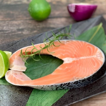 【有魚生鮮】嚴選厚切鮭魚 440g - 2片組