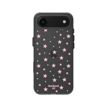 iPhone Air Clear (相機按鈕) 酷墨灰 - Knock Knock A2Z - 粉紅棉花糖