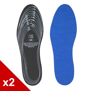 糊塗鞋匠 優質鞋材 C100 英國伯爵DASCO強效耐用型除臭鞋墊 2雙