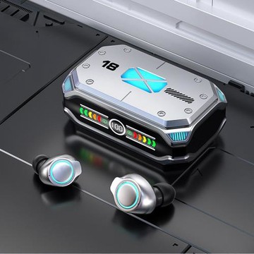 跨境新款私模機械科技M43無線藍牙耳機降噪低延遲TWS藍牙雙耳耳機