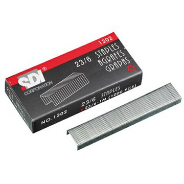【史代新文具】手牌SDI 1202 23/6 重力型釘書針/訂書針 (1000支/盒)