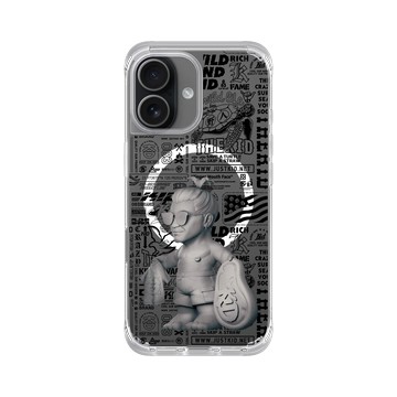 iPhone 17 ClearX (MagSafe 兼容) 晶透白 - KID - 野人公仔