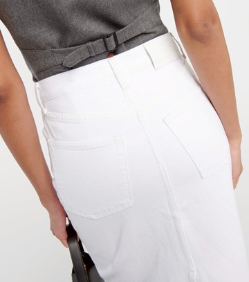 Wardrobe.NYC Cotton denim maxi skirt