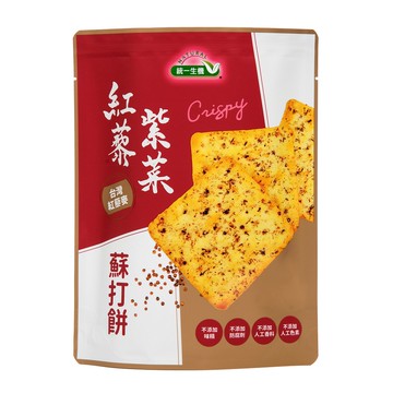 統一生機紅藜紫菜蘇打餅