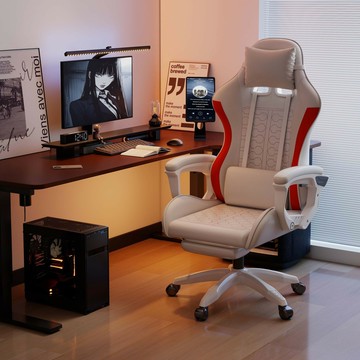 免運 公司貨 電競椅 電腦椅 電腦家用女生臥室舒適書桌椅可坐可躺休閑靠背椅辦公電競座椅 可開發票 全館八折 工廠現貨直銷 新品特價 h11223