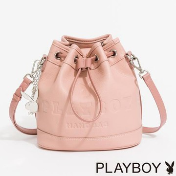 PLAYBOY - 水桶包 Trendy系列 - 粉色