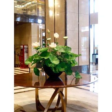 酒店大堂仿真花擺件餐廳商場大型裝飾瓶花售樓處大廳別墅假花裝飾