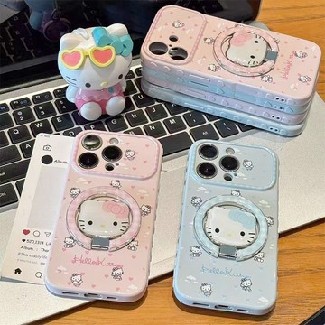 天使kitty貓iPhone蘋果17/18 防摔15/16防護14/13保護殼12/11手機殼 潮