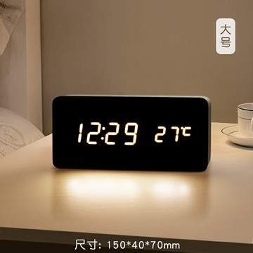 數字鐘 夜光鏡面鐘錶 數字電子鐘 LED數字鬧鐘常亮電子桌面時鐘小鬧鐘擺臺式兒童學生女孩led數字2021新款網紅【MJ23462】