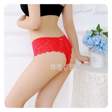 維多利亞~蕾絲棉襠無痕內褲《C396》