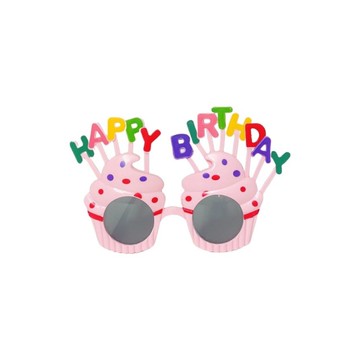 派對造型眼鏡(生日蛋糕)(粉)