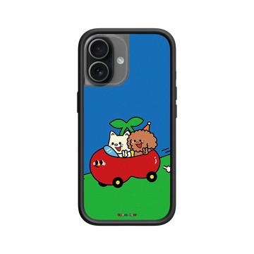iPhone 17 Mod NX -邊框背蓋組合 (相機按鈕) 黑 - Carol Meat 卡肉 - 衝啊！小狗！