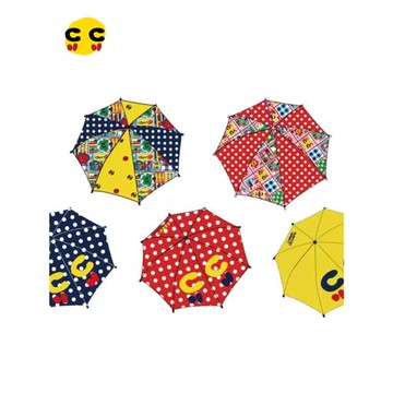 clanc韓版潮牌2024兒童時尚精美雨傘男女童防水卡通圖案